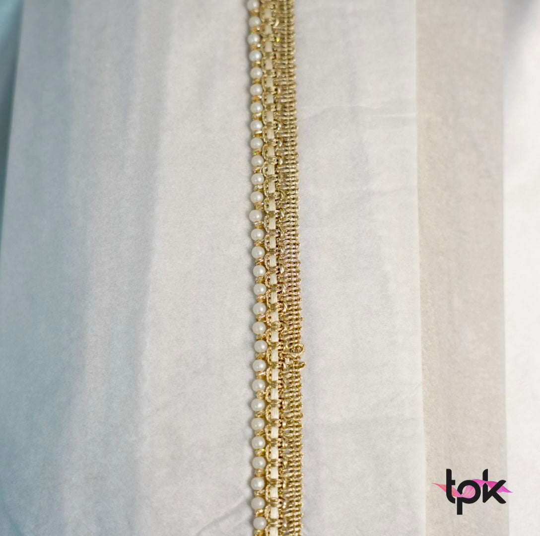 Pearl Lace Hair Braid Accessory