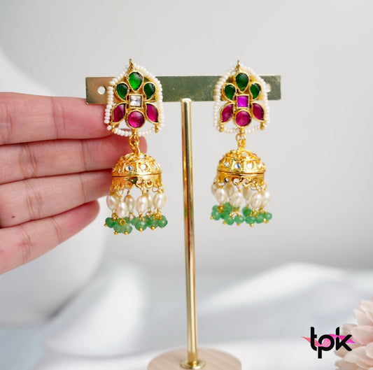 Pachi Kundan Earrings