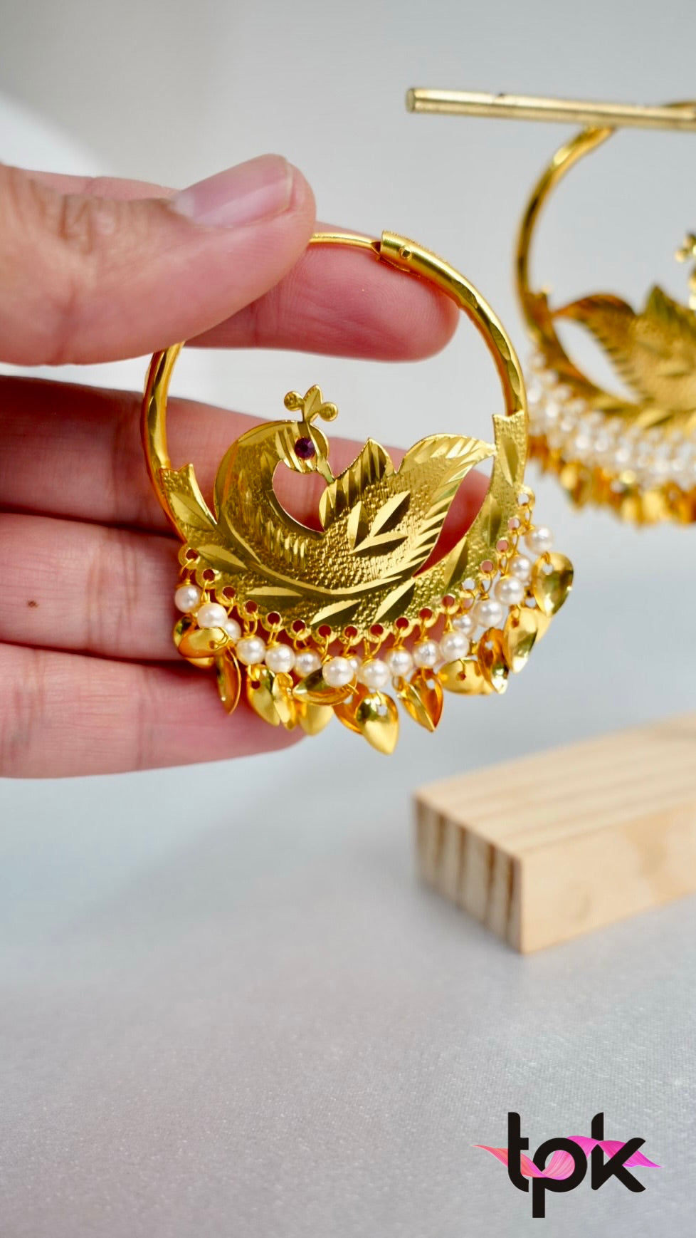 Gold Finished Morni Bali