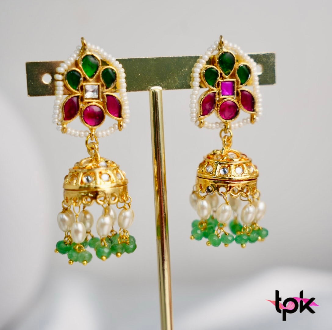 Pachi Kundan Earrings