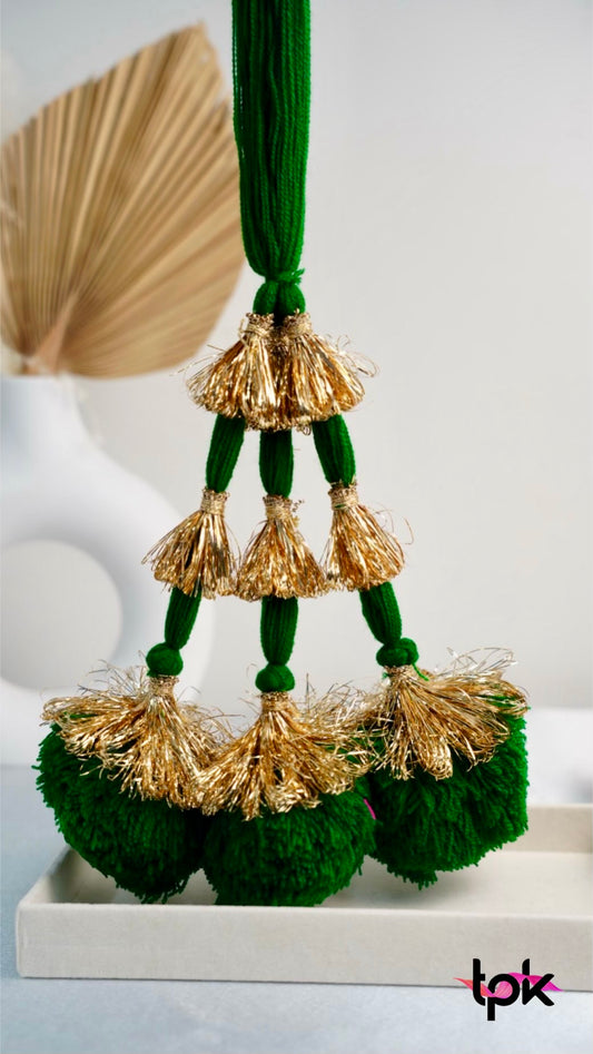 Royal Tassel Pom Pom Punjabi Paranda