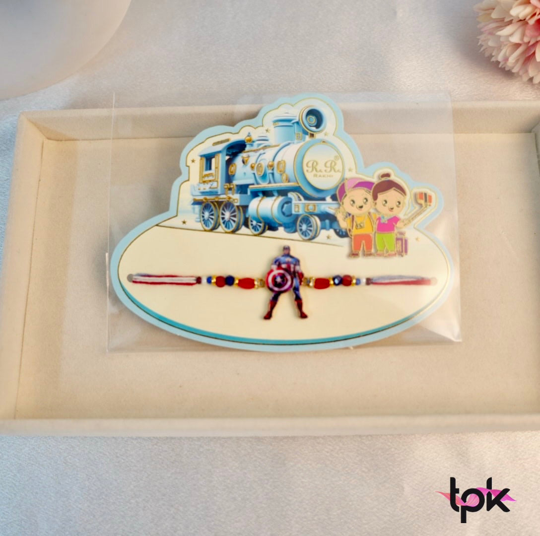 Caption America Rakhi for Kids