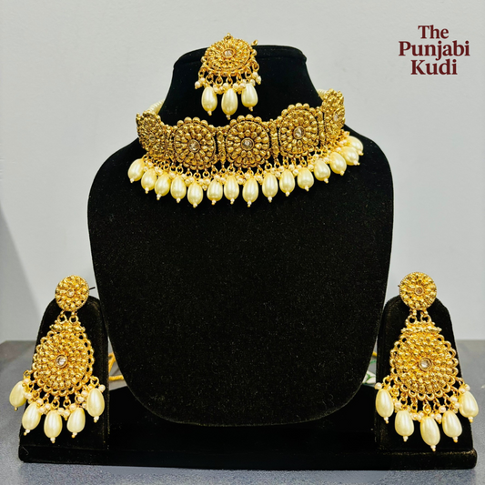 Premium quality Gold Plated Choker Set