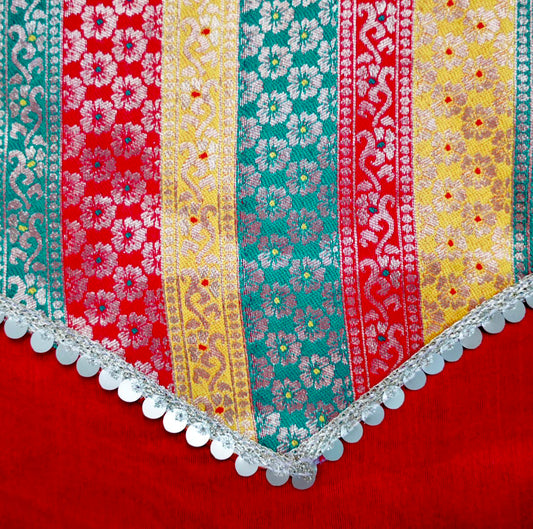 Red Brocade Suit/Saree Cover