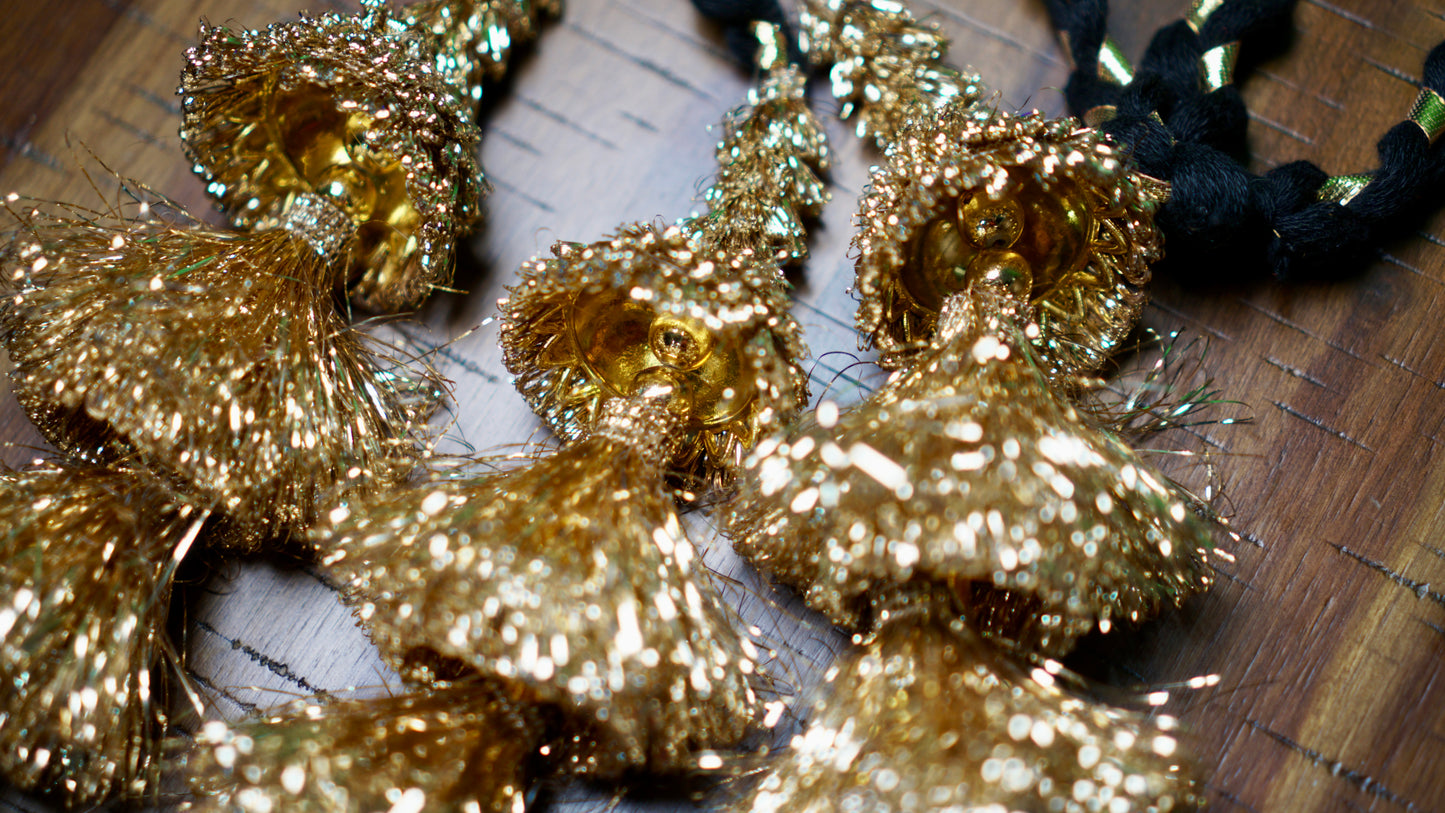 Gold Tassel Ghungroo Paranda