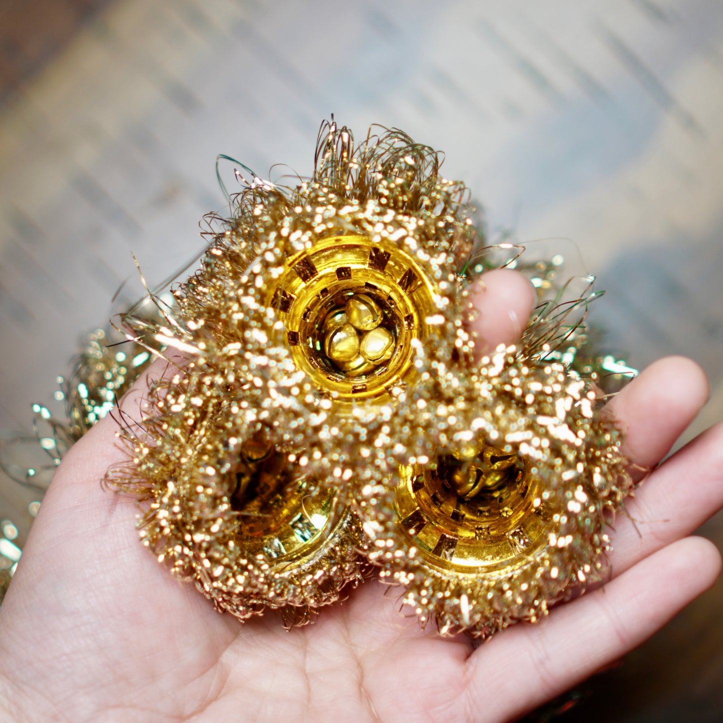 Gold Tassel Ghungroo Paranda