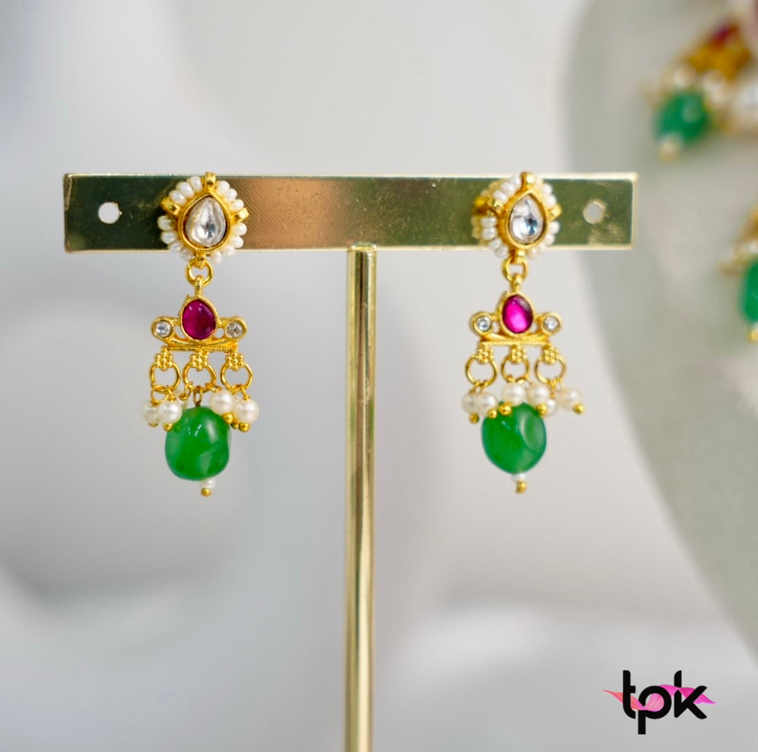 Pachi Kundan Choker Set with Earrings