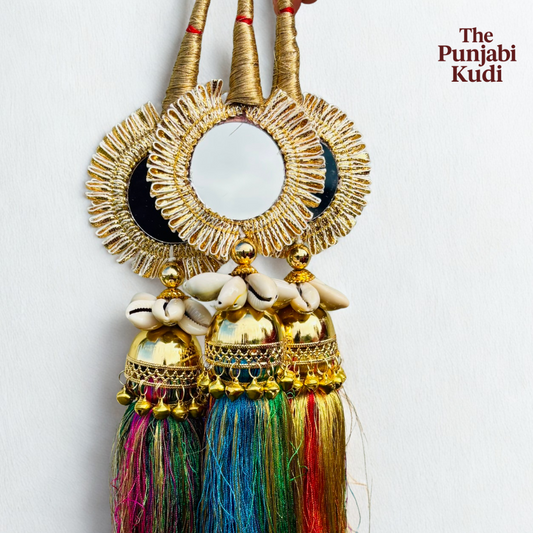 Muti-color Mirror Paranda With Shell