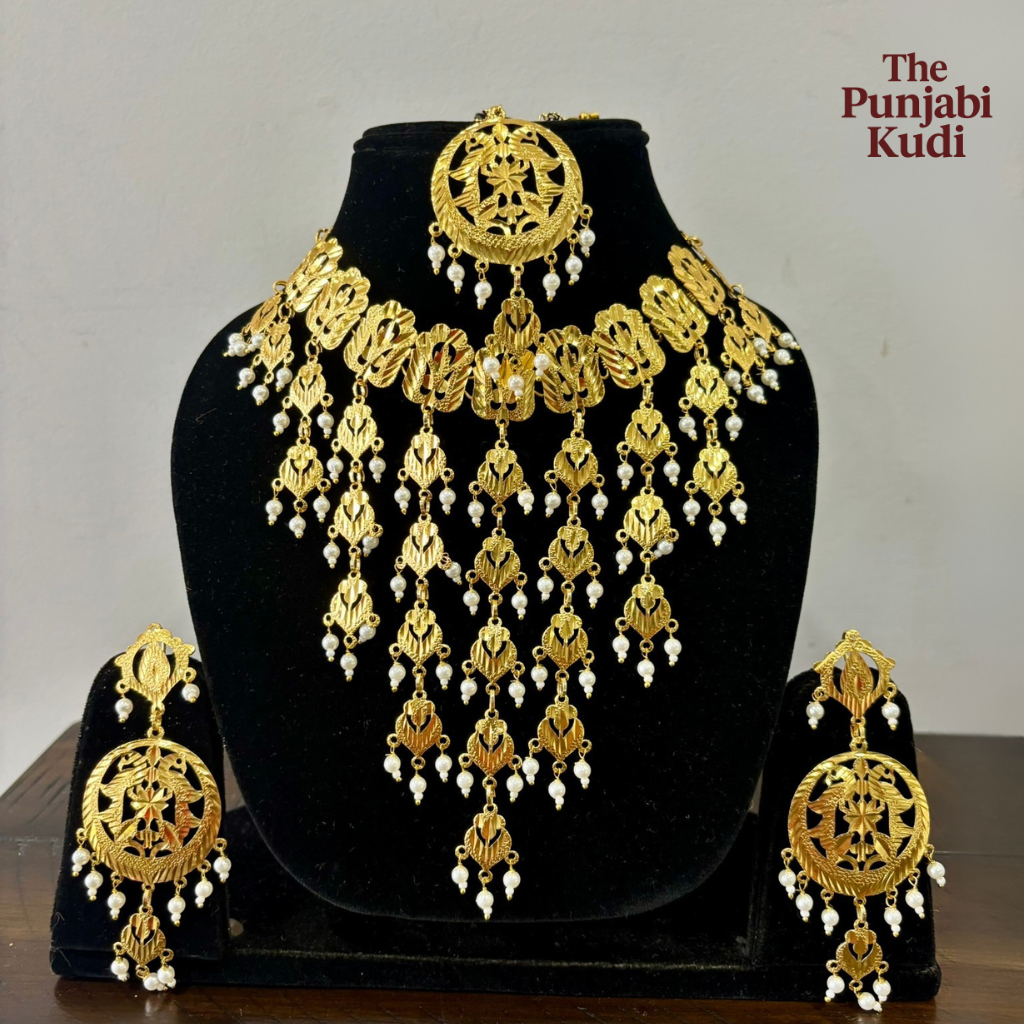 Virsa Gold Plated Choker & Earing Set