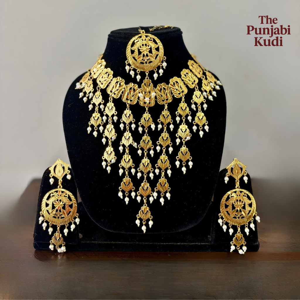 Virsa Gold Plated Choker & Earing Set