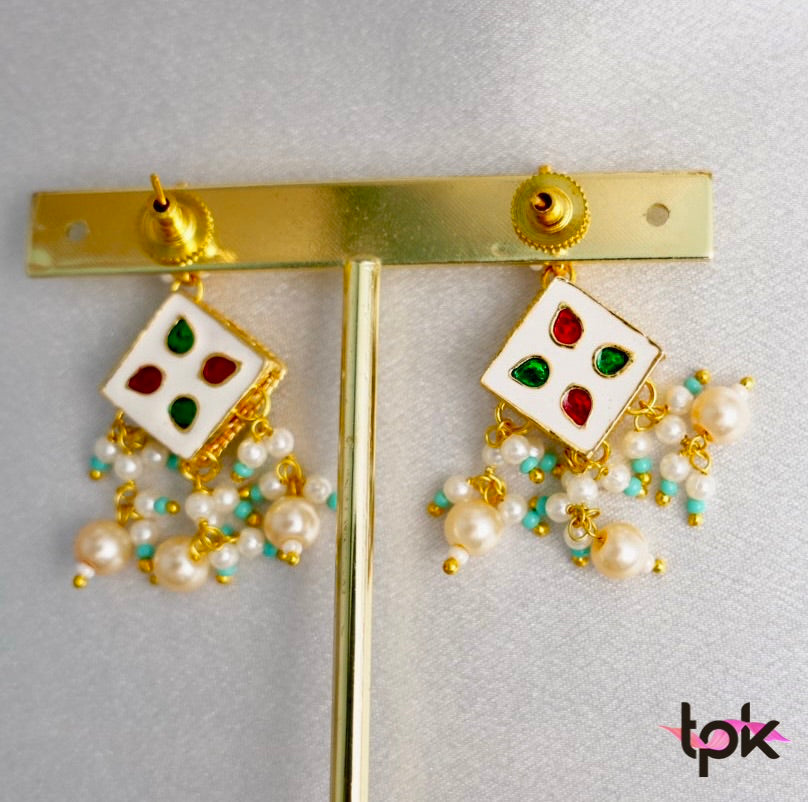 Pachi Kundan Choker Set with Earrings