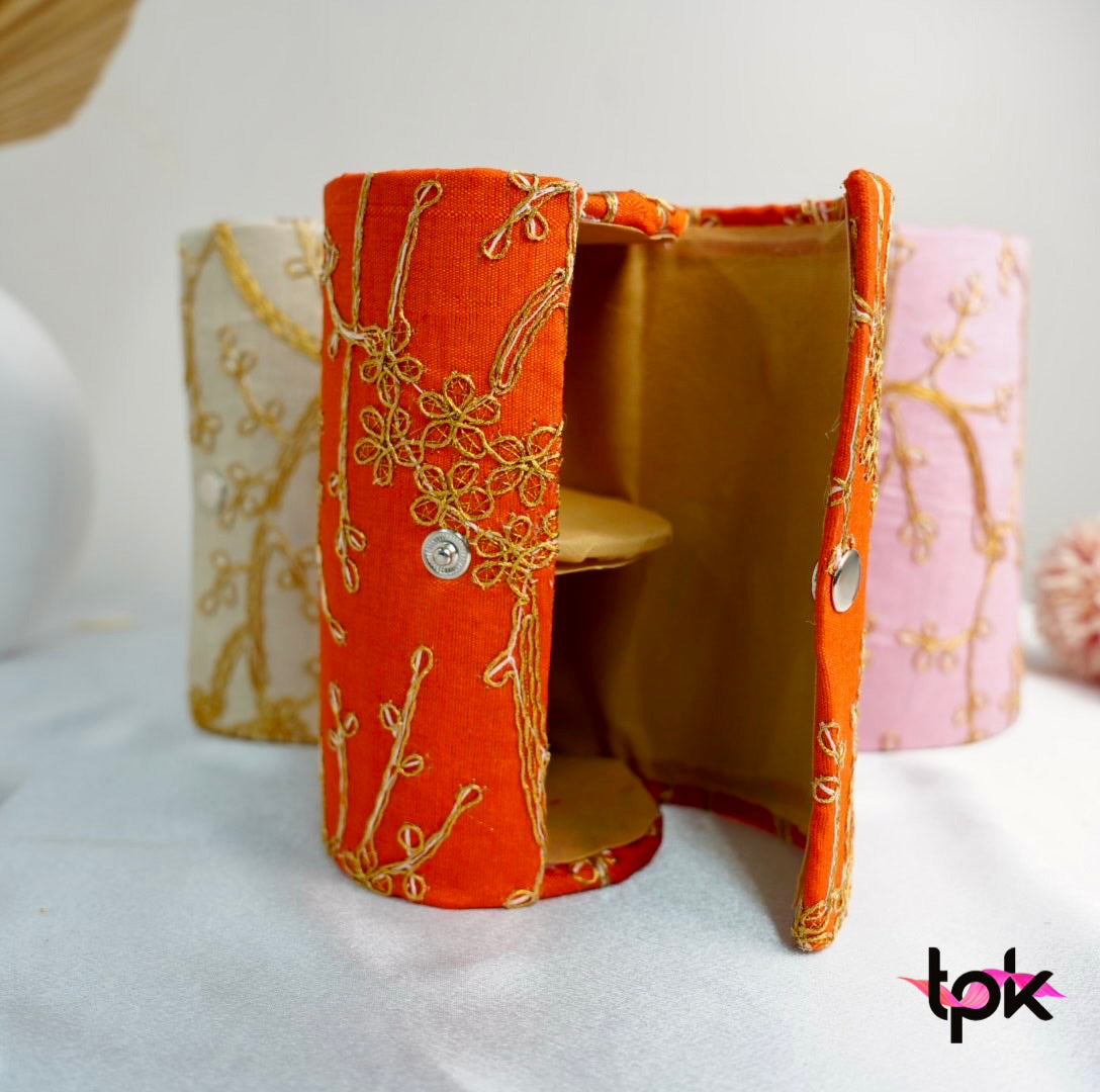Handmade Zari Work Bangle Box