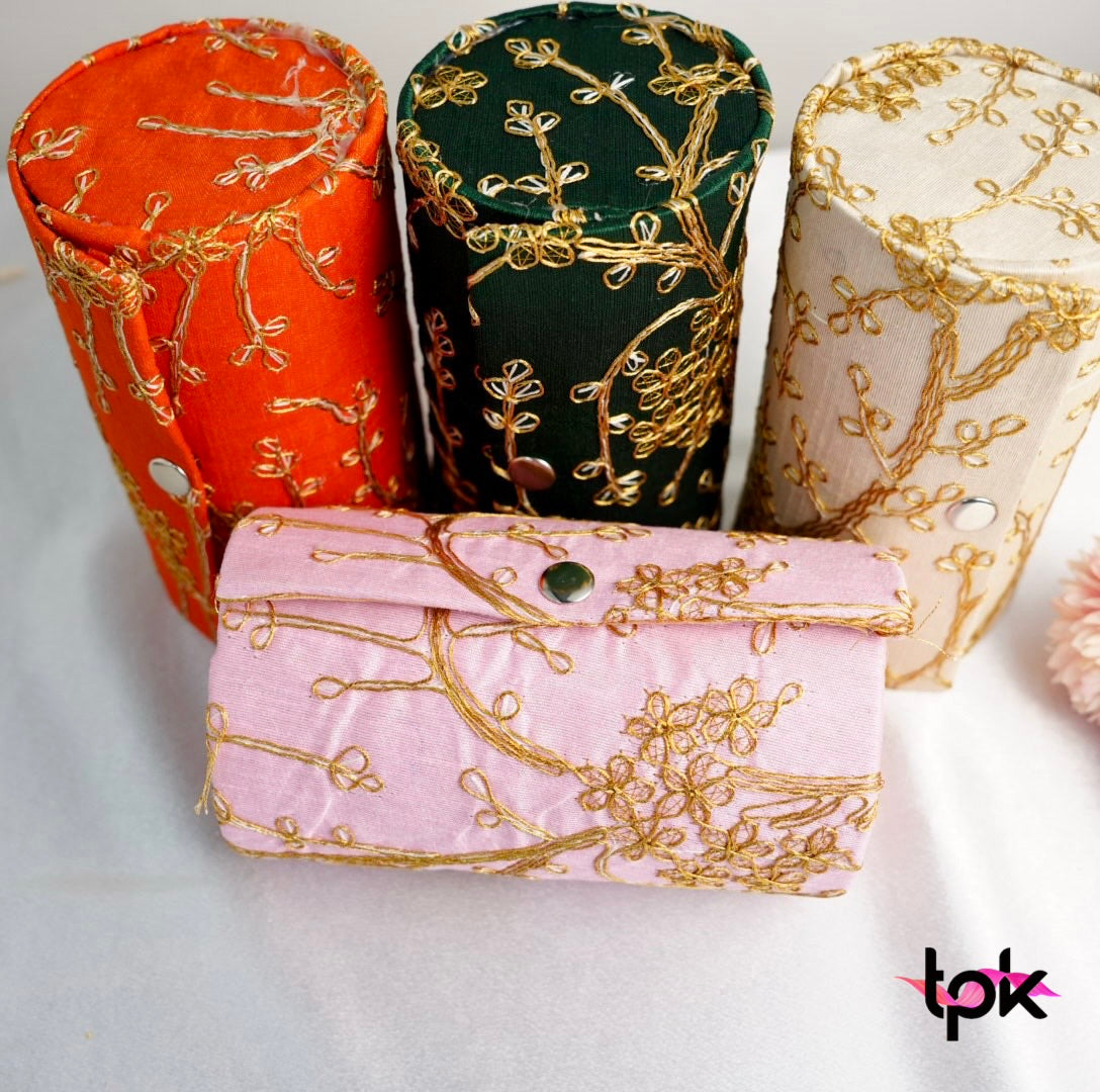 Handmade Zari Work Bangle Box