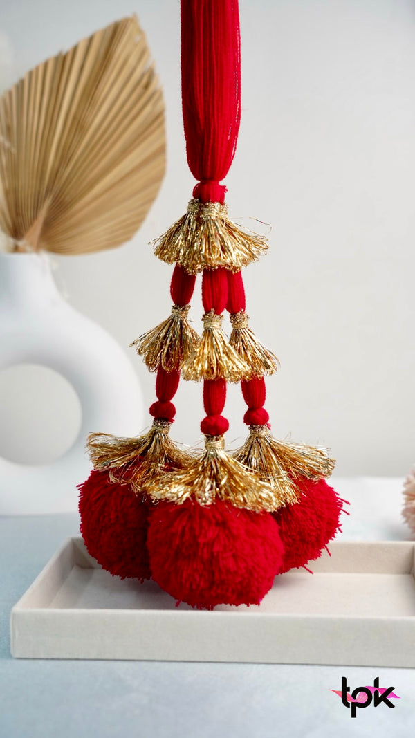 Royal Tassel Pom Pom Punjabi Paranda