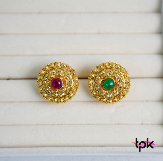Gold Plated Antique Ring (Copper Base)