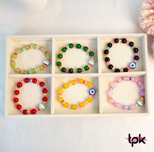Pearl & Crystal Bracelet for Kids