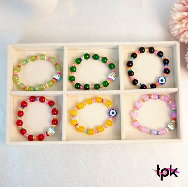Pearl & Crystal Bracelet for Kids