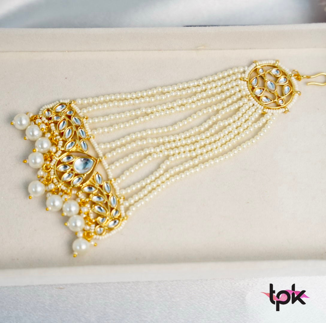 Royal Pearl & Kundan Passa