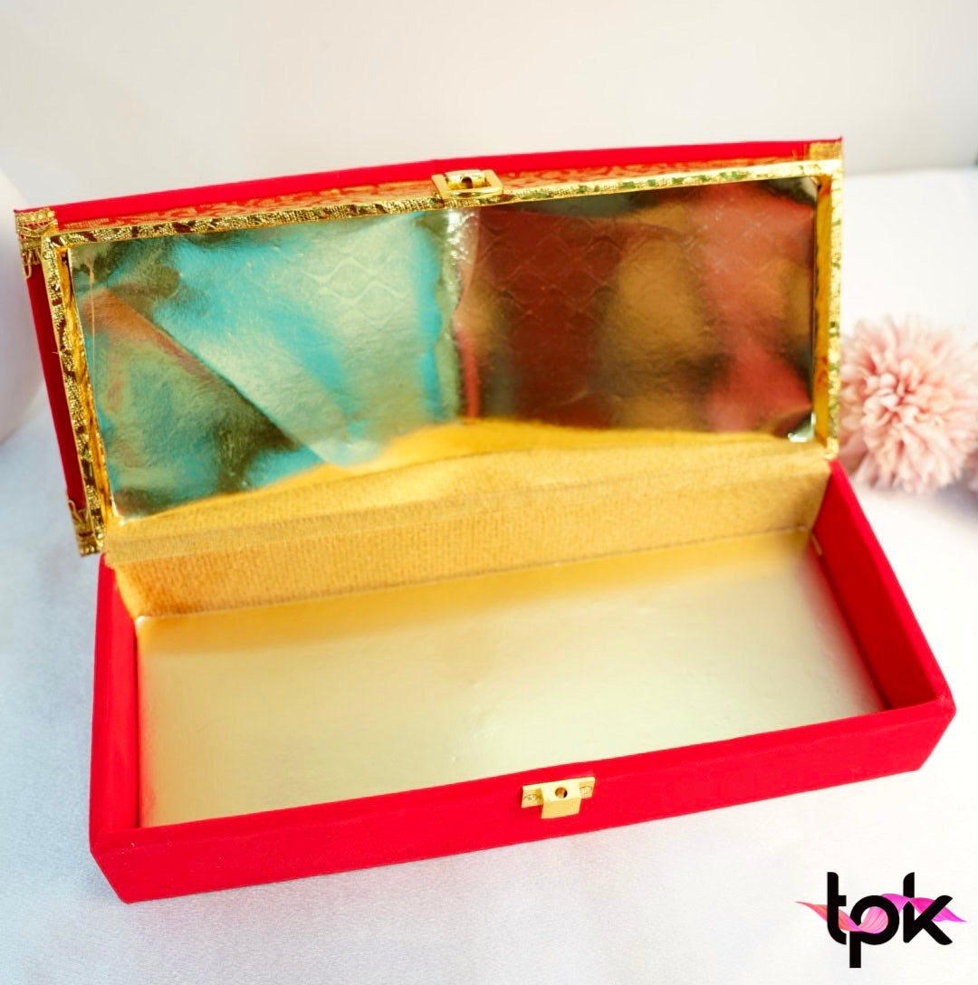 Rakhi gift hamper - red(empty box)