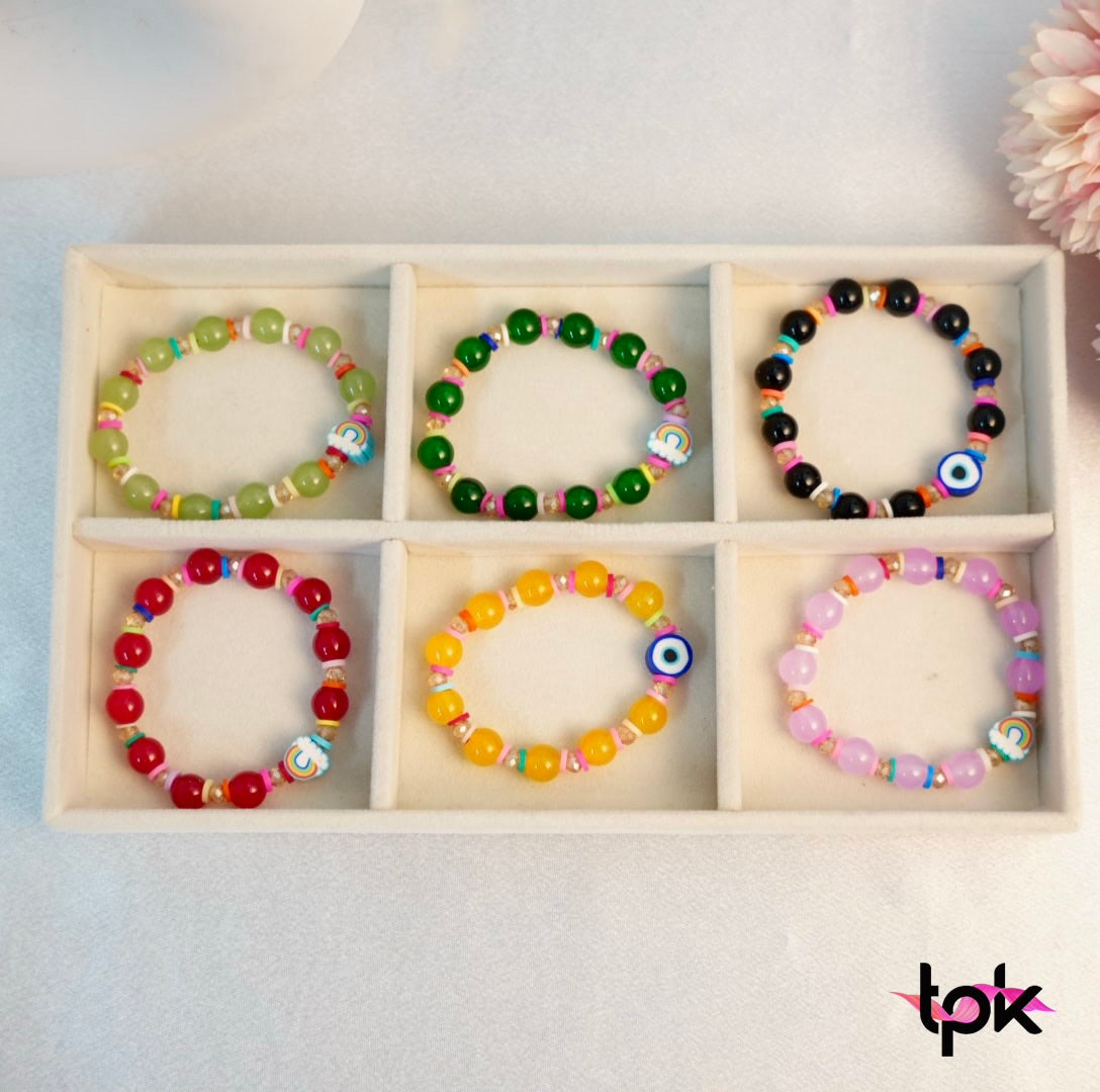 Pearl & Crystal Bracelet for Kids