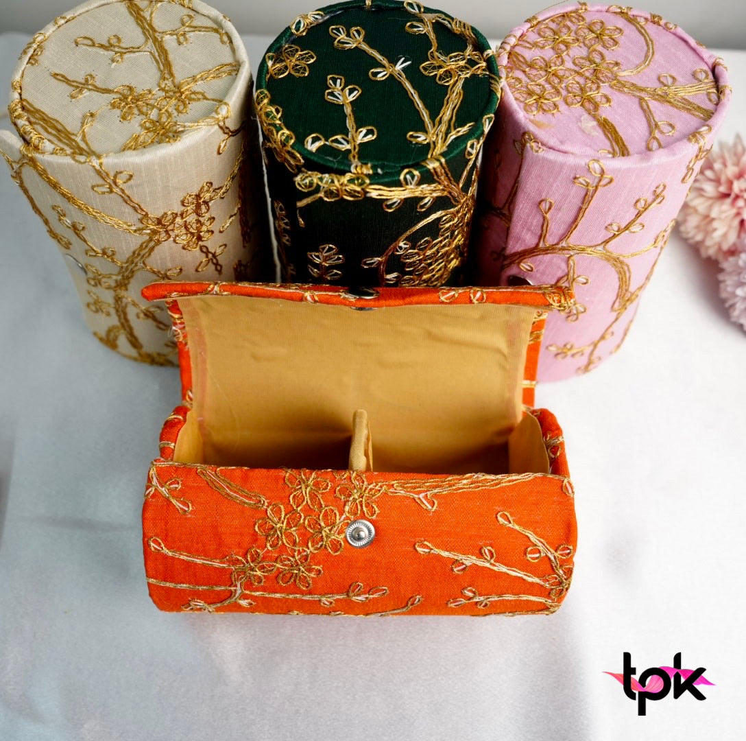 Handmade Zari Work Bangle Box
