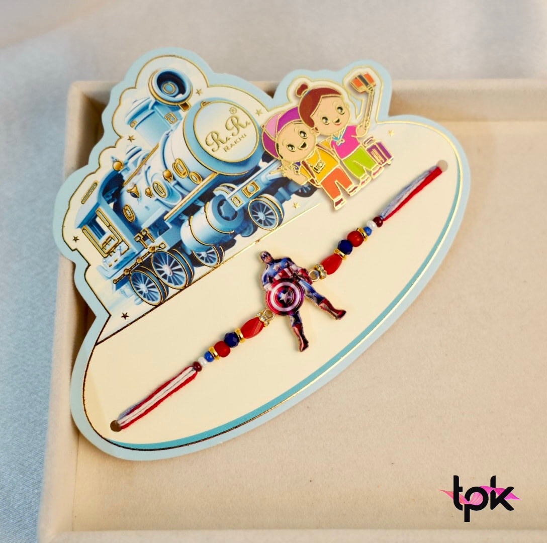Caption America Rakhi for Kids