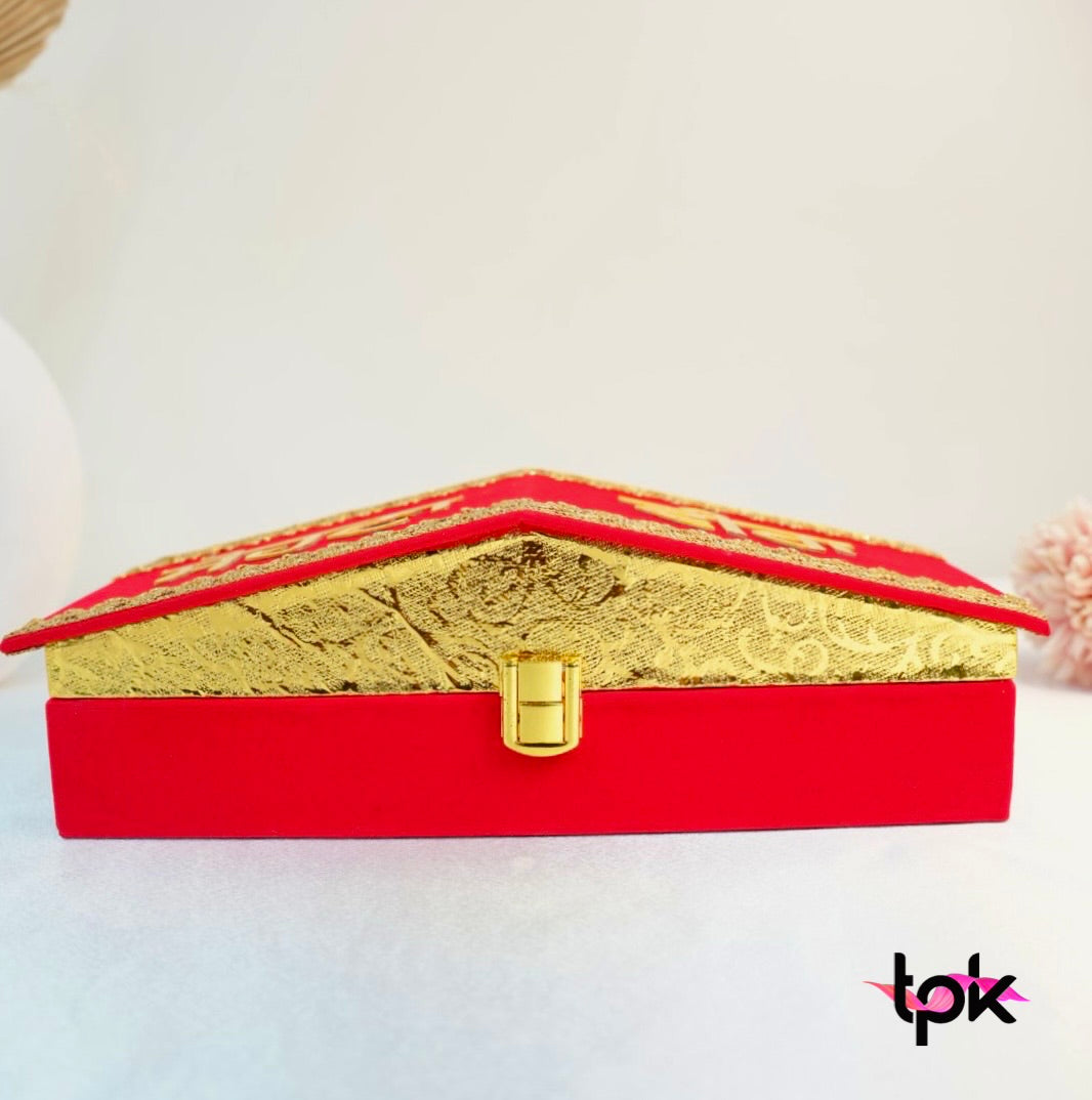 Rakhi gift hamper - red(empty box)