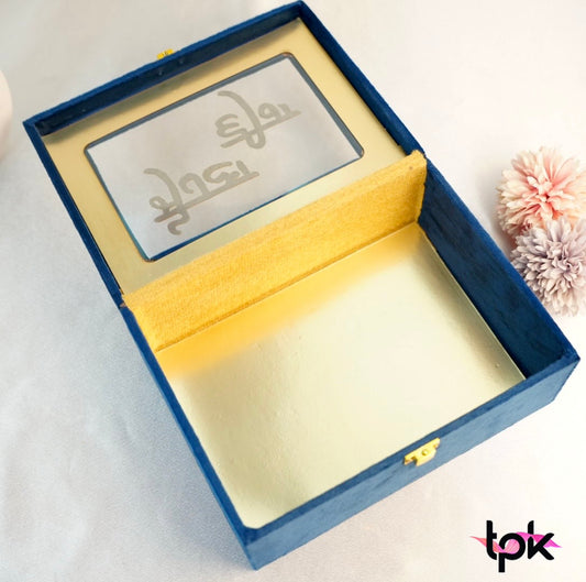 Rakhi gift hamper - blue(empty box)