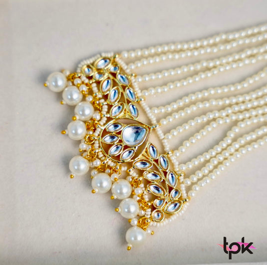 Royal Pearl & Kundan Passa