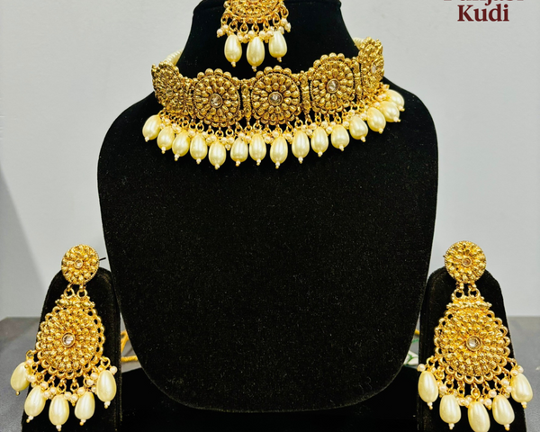 Premium quality Gold Plated Choker Set