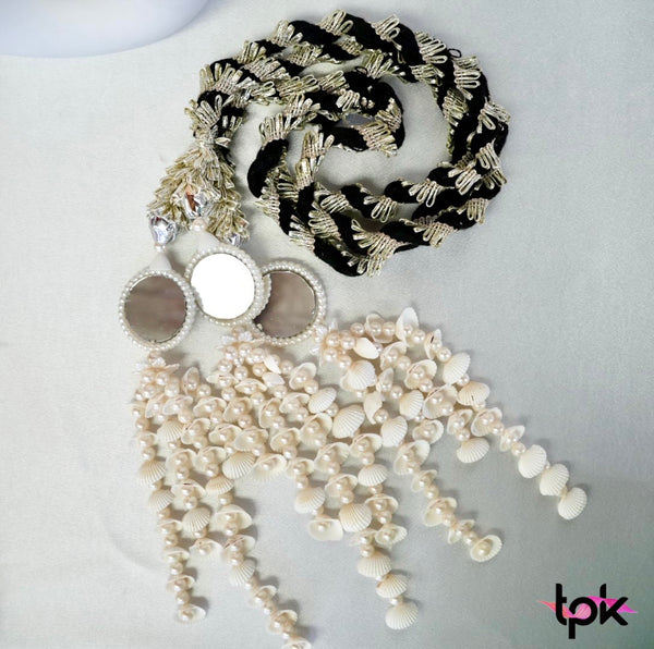 Silver Mirror & Pearl Paranda