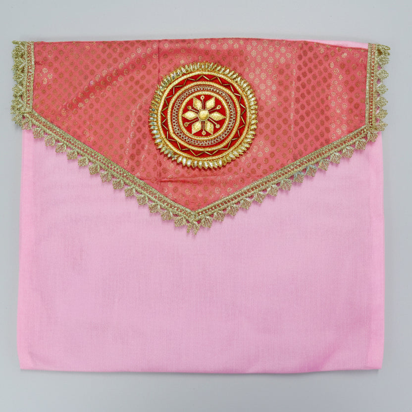 Pink Brocade Suit/Saree Cover