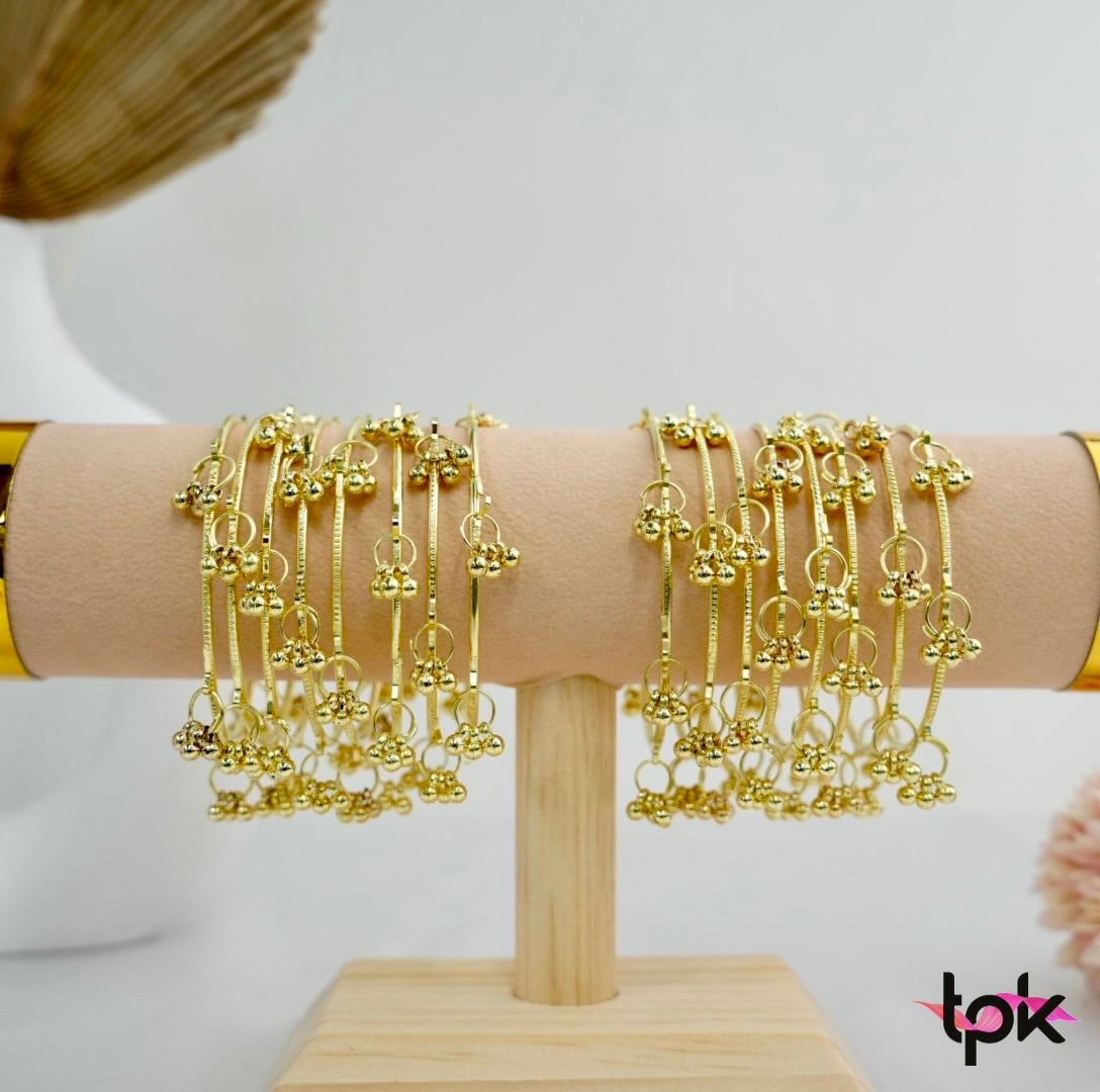 Kashmiri Ghungroo Bangles Pair (Set of 4)