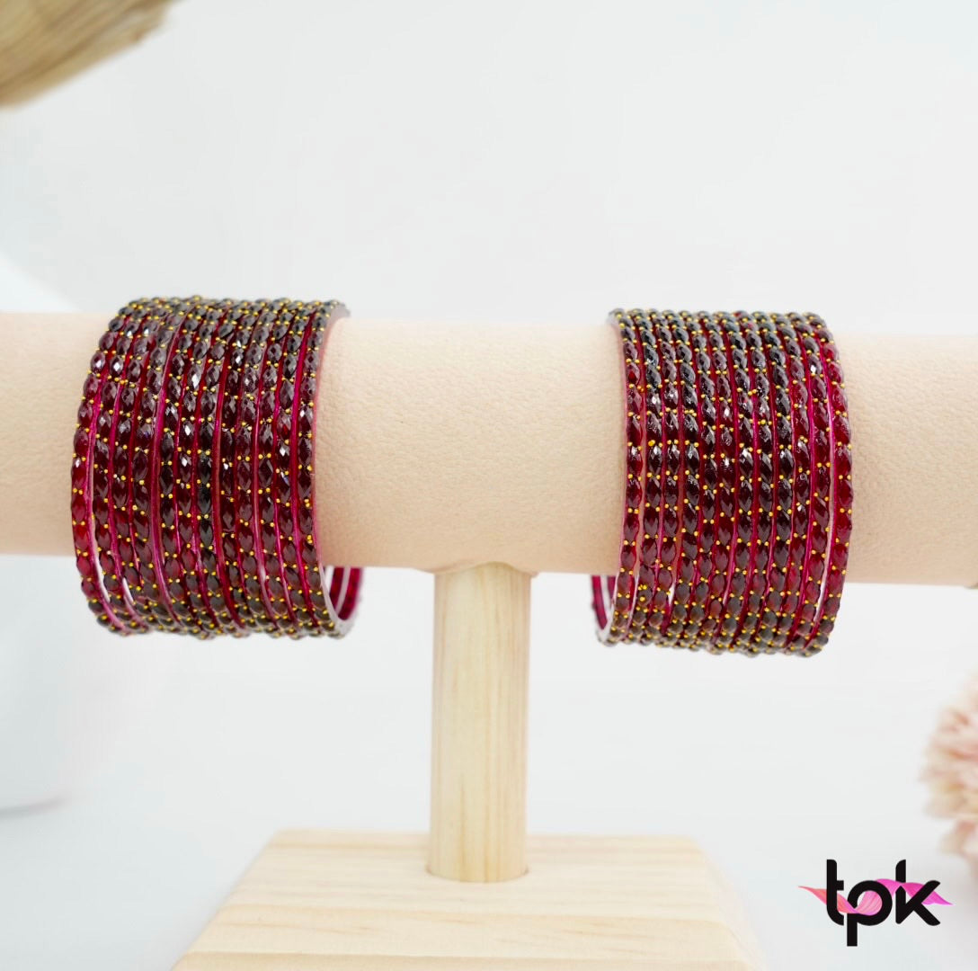 Rain drop Glass Bangles