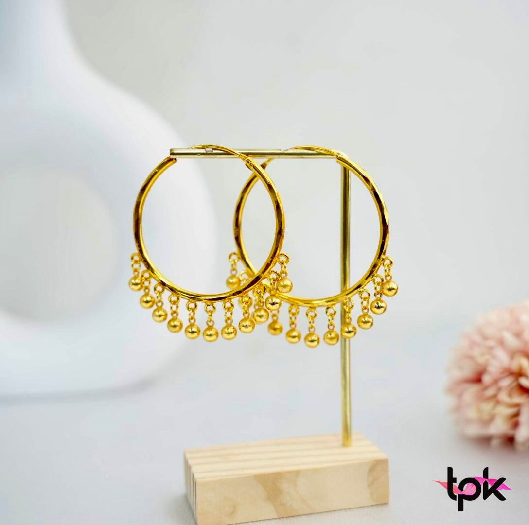 Gold Plated Ghungroo Waaliyaan (Copper Base)