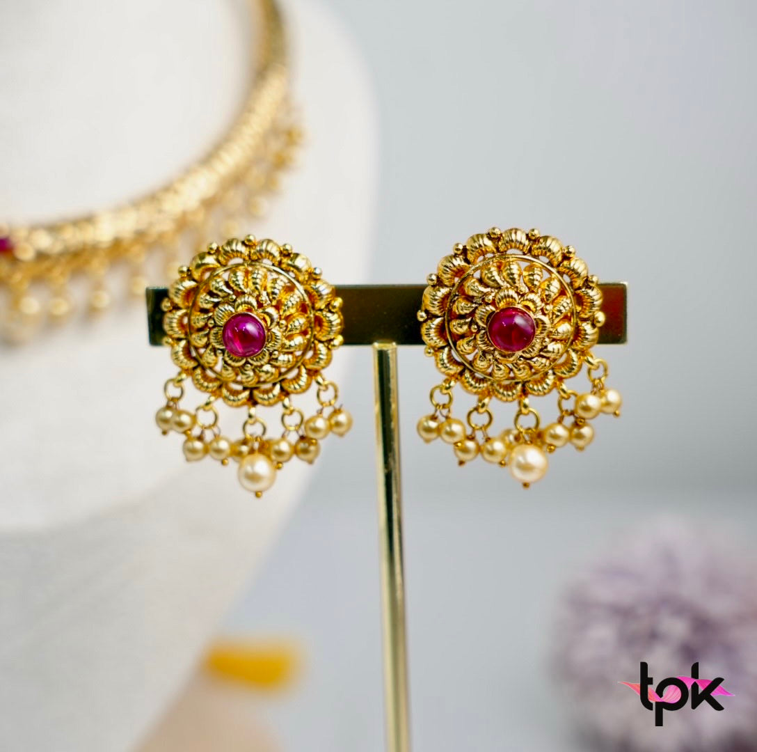 Gold Plated Hasli set (Copper Base)