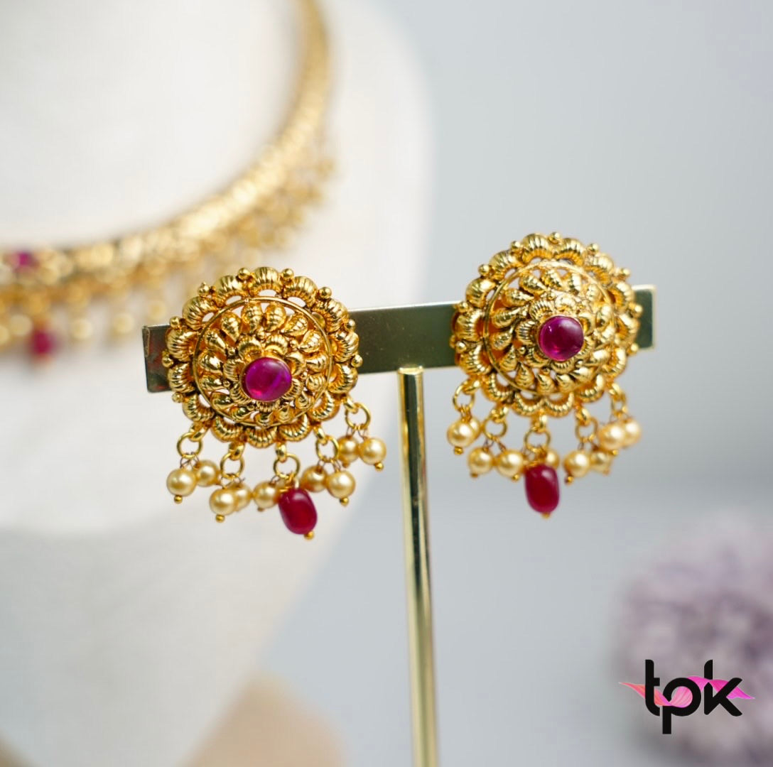 Gold Plated Hasli set (Copper Base)