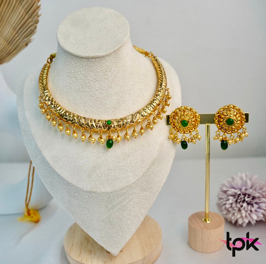 Gold Plated Hasli set (Copper Base)