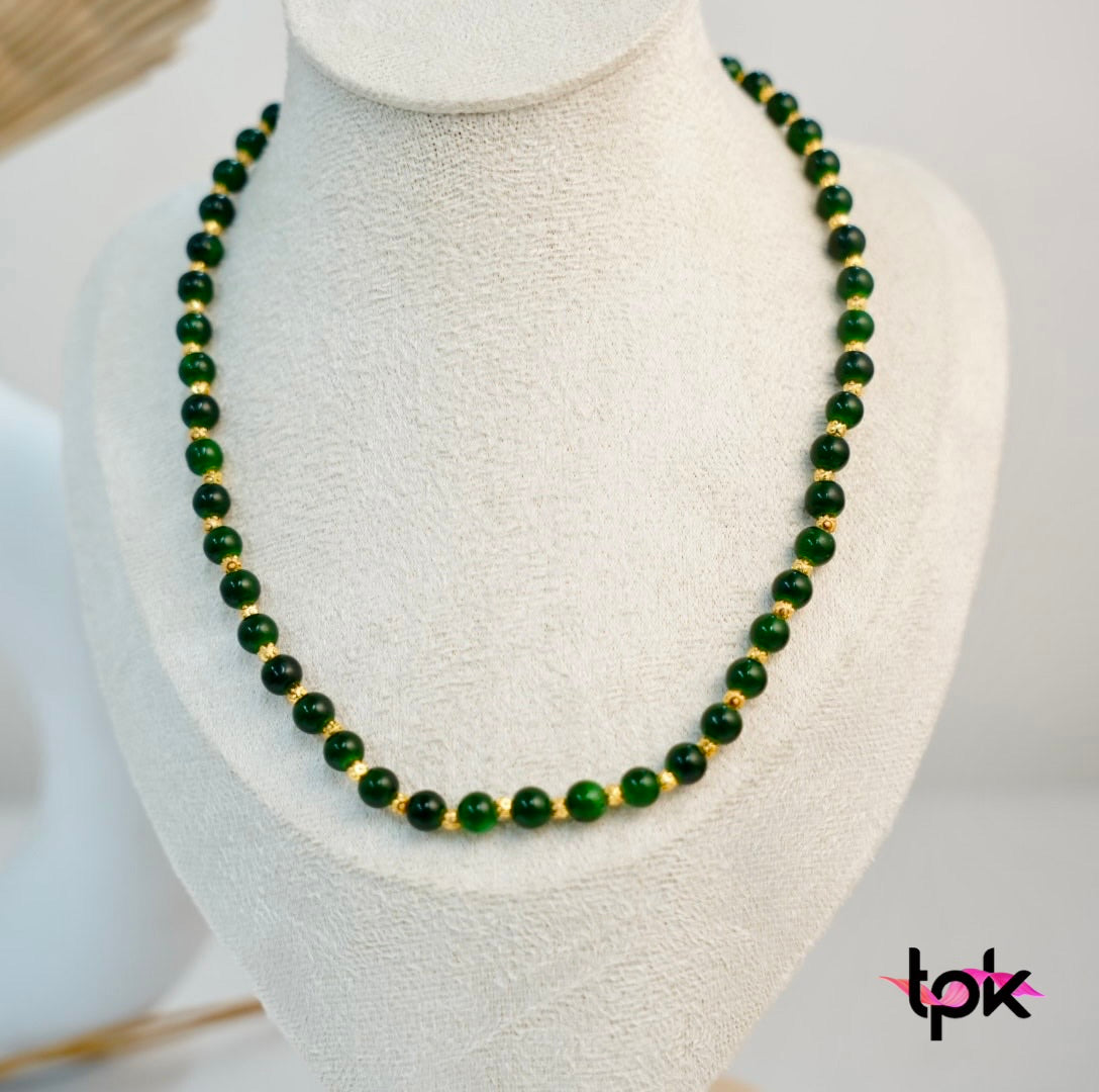 Gold Plated Mala Set (Copper Base)