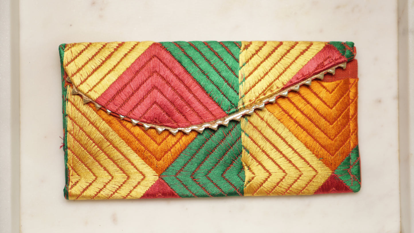 Shagun Lifafa – Phulkari Embroidered Envelope