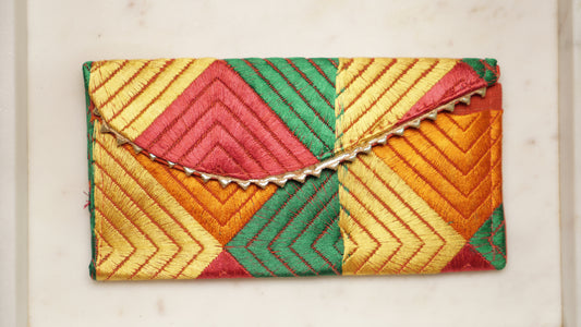 Shagun Lifafa – Phulkari Embroidered Envelope