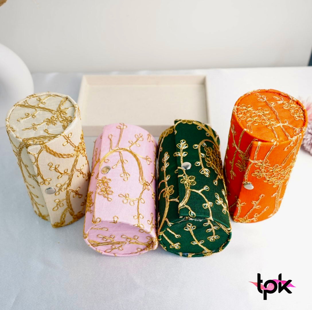 Handmade Zari Work Bangle Box