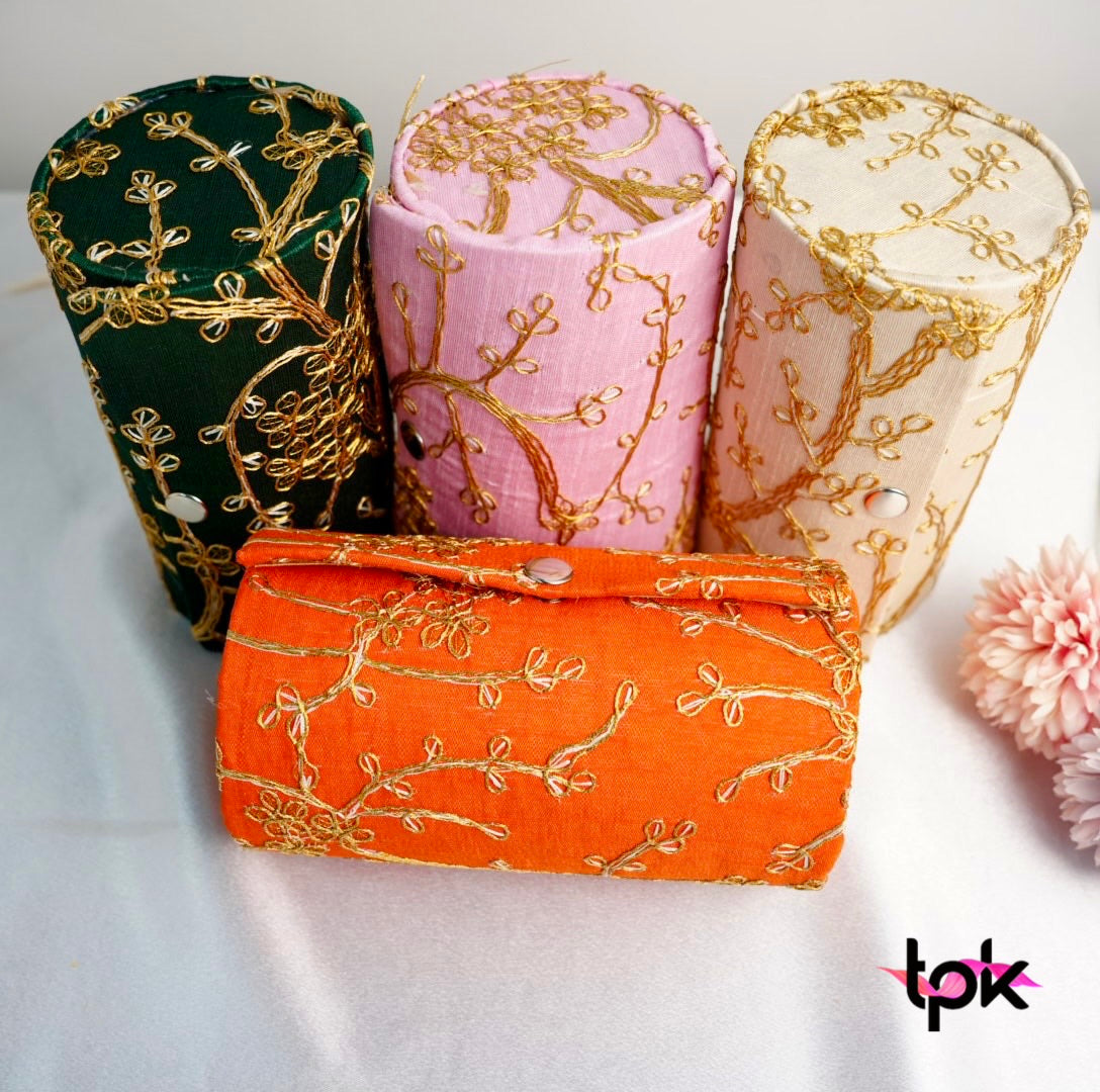 Handmade Zari Work Bangle Box
