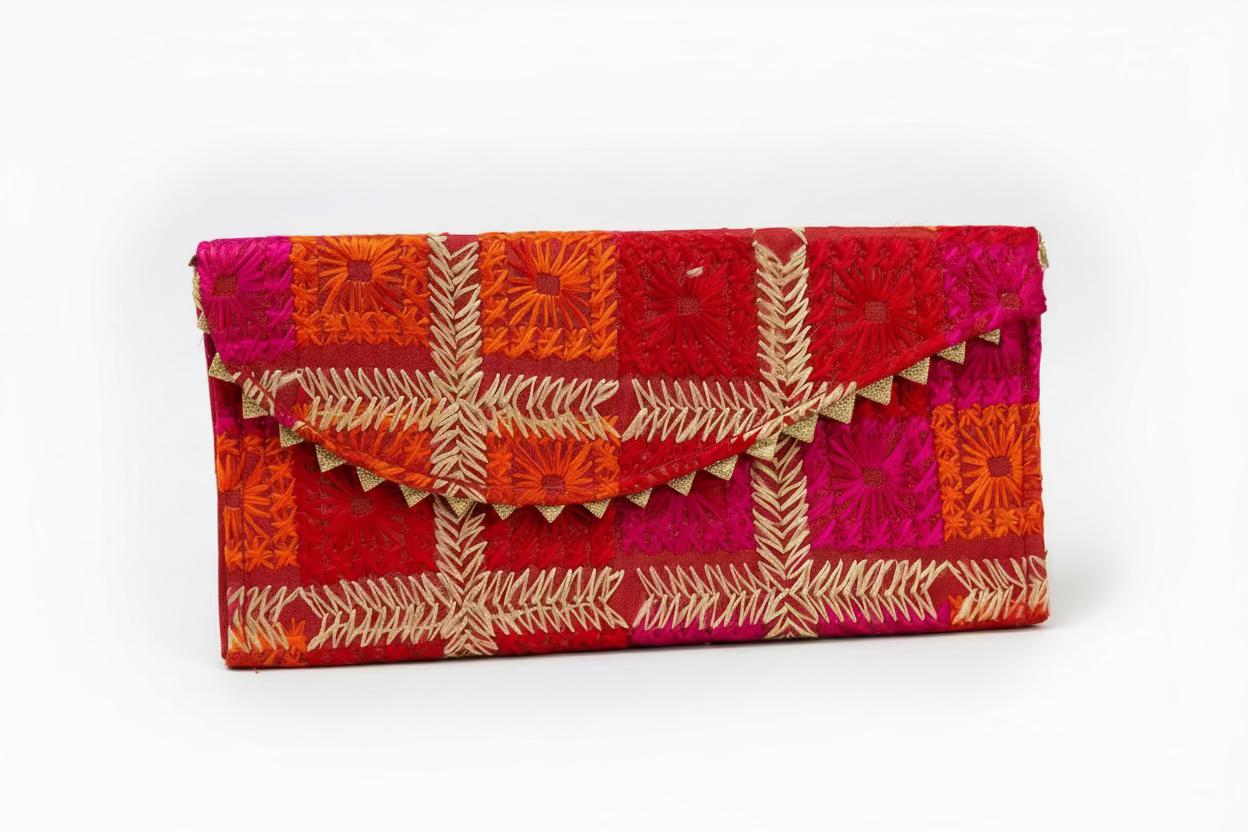 Shagun Lifafa – Phulkari Embroidered Envelope