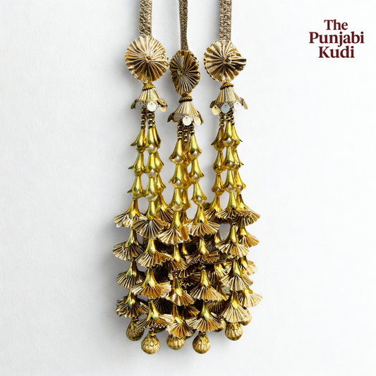 Golden Gota Pearl Tassel Lotan Paranda
