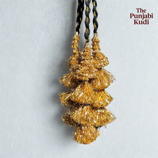 Gold Tassel Ghungroo Paranda