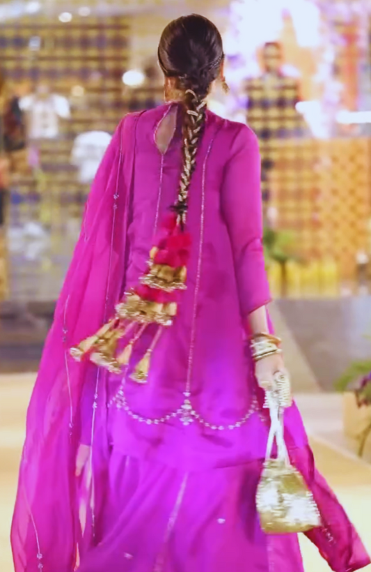 Karishma Kapoor Pink Paranda