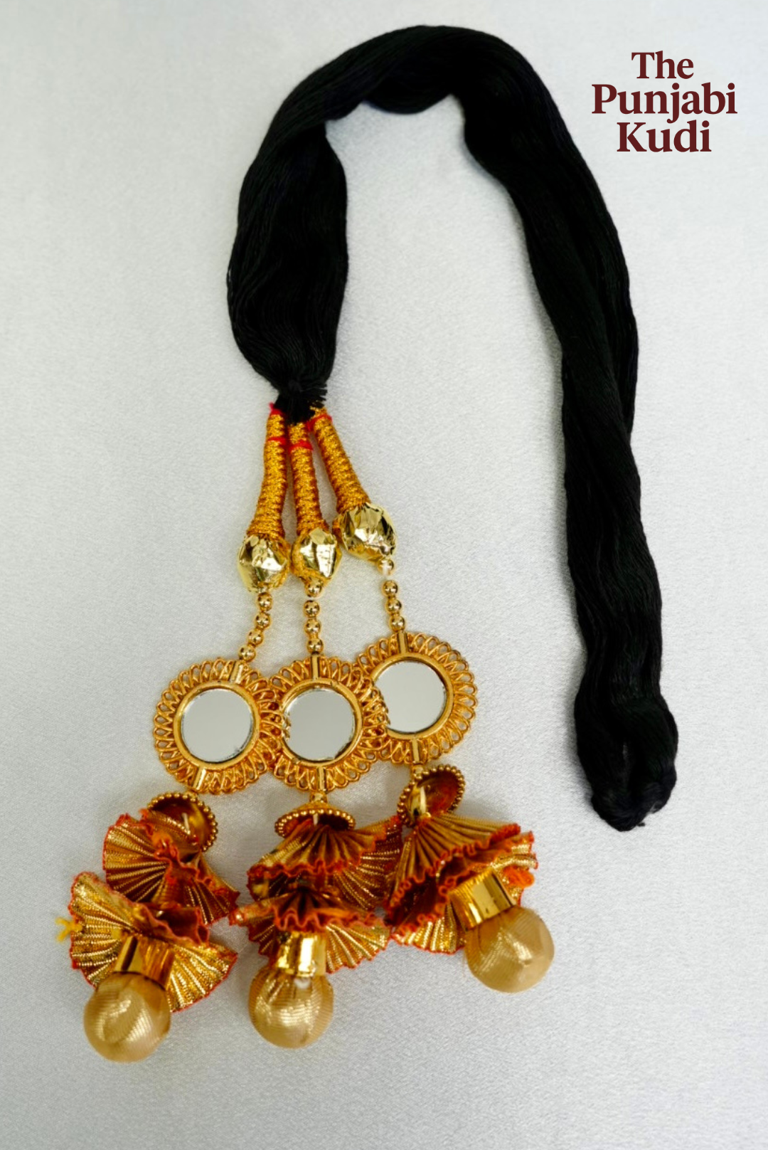 Kids Golden Mirror Pom Pom Parandi