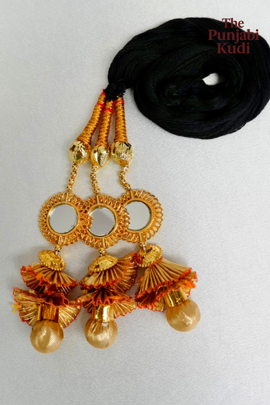 Kids Golden Mirror Pom Pom Parandi