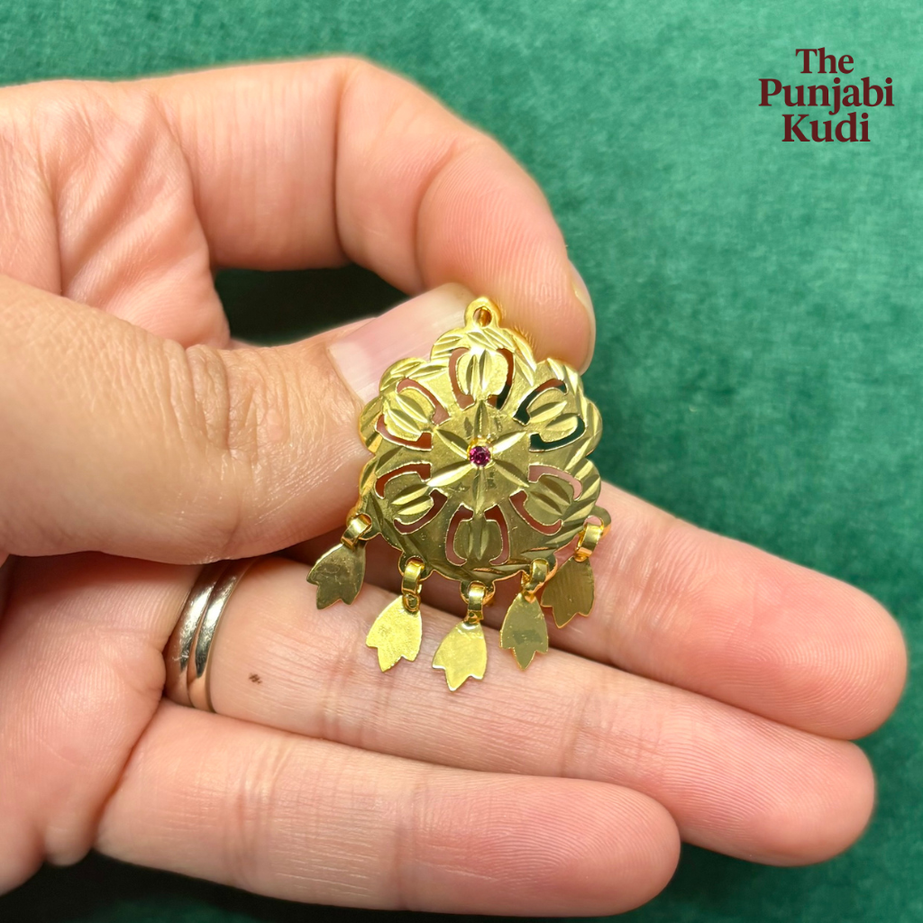 Gold Plated Small Traditional Earrings